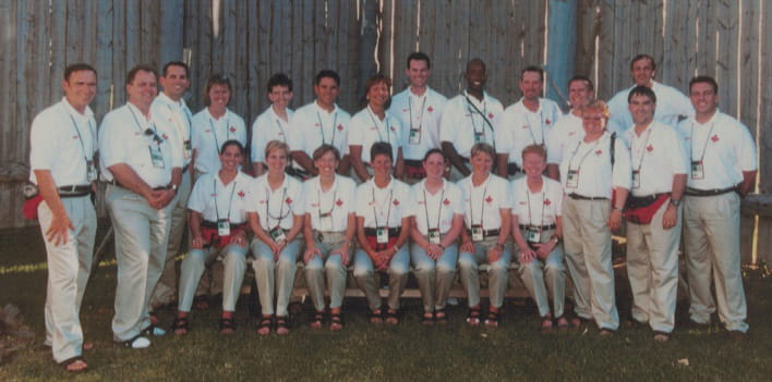 加拿大医疗小组在1999年的泛美运动会在温尼伯,马尼托巴省